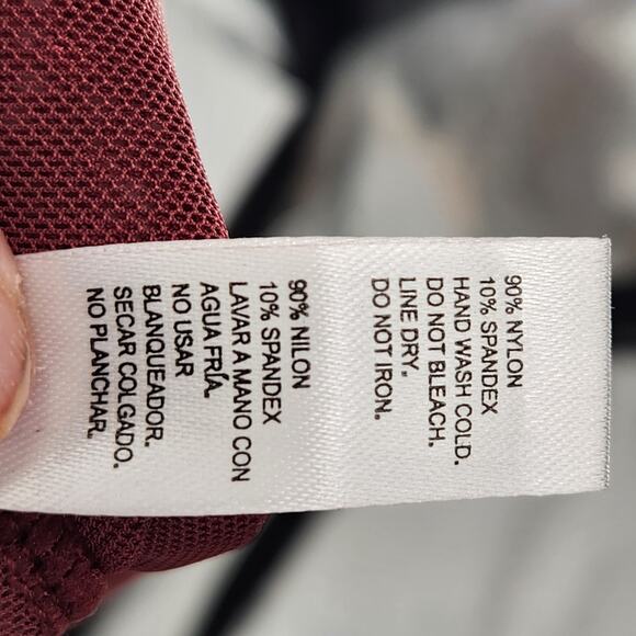 NWT Marilyn Monroe Show Me Off Negligee Stretchy Bodysuit Maroon Women's S - Picture 10 of 10